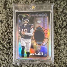 2024 Topps Chrome Topps Chrome Rookie Relics Caleb Williams #CRR-CW card