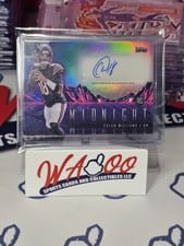 Caleb Williams 2024 Topps Midnight Rookie Horizon Signatures card