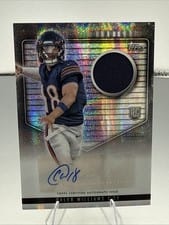 Caleb Williams 2024 Topps Midnight Rookie Jersey Autographs card