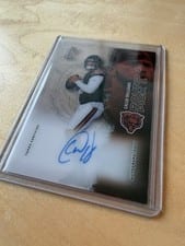 Caleb Williams 2024 Topps Signature Class Rookie Class Crystal Clear Autographs card