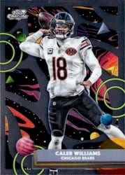 2025 Topps Cosmic Chrome Base Set Caleb Williams #16 card