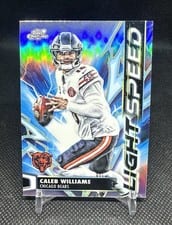 2025 Topps Cosmic Chrome Light Speed Caleb Williams #LS-4 card