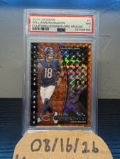2024 Panini Obsidian Eclipsing Legends Caleb Williams/Jim McMahon #1 card