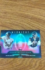 2024 Topps Midnight Constellations Caleb Williams / Jim McMahon #C-5 card