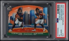 Caleb Williams / Rome Odunze 2024 Clearly Donruss Downtown Duos card