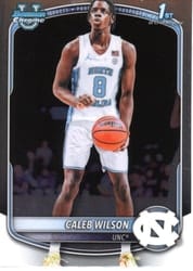 2025-26 Bowman Chrome Prospects Caleb Wilson #BCP-83 card