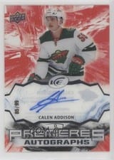 2021-22 Upper Deck Ice Ice Premieres Autograph Calen Addison #IPA-CA card