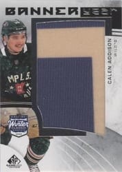 2022-23 SP Game Used 2022 NHL Winter Classic Banner Year Relics Calen Addison #BYWC-CA card
