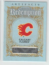 2025-26 Upper Deck Artifacts Base Rookie Redemption Calgary Flames #RED-204 card