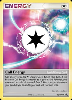 2008 Majestic Dawn Call Energy #92 card