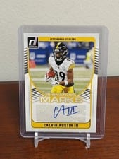 2024 Donruss Signature Marks Calvin Austin III #SMA-CAU card
