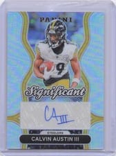 2024 Panini Prizm Significant Signatures Calvin Austin III #SS-CAN card