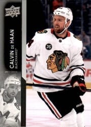 2021-22 Upper Deck Base Set Calvin de Haan #290 card