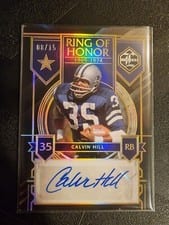 2023 Panini Limited Ring of Honor Autographs Calvin Hill #15 card