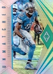 2018 Panini Phoenix Unmatched Calvin Johnson #6 card