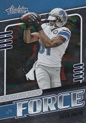 2019 Panini Absolute Gridiron Force Calvin Johnson #20 card