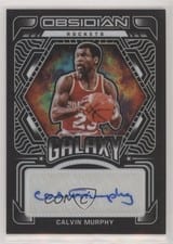 2021-22 Panini Obsidian Galaxy Autographs Calvin Murphy #GA-CMU card