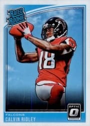 2018 Donruss Optic Base Set Calvin Ridley #161 card