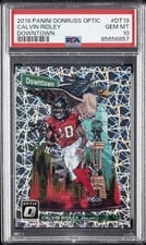 2018 Donruss Optic Downtown Calvin Ridley #DT-19 card