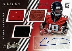 2018 Panini Absolute Base Set Calvin Ridley #161 card