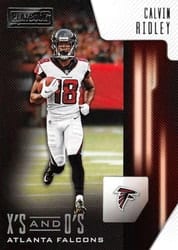 2018 Panini Playbook X's and O's Calvin Ridley #11 card