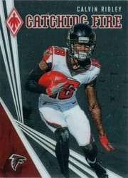2019 Panini Phoenix Catching Fire Calvin Ridley #14 card