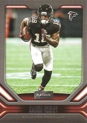 2019 Panini Playbook Base Set Calvin Ridley #96 card