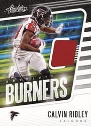 2020 Panini Absolute Absolute Burners Relics Calvin Ridley #15 card