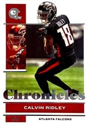 2021 Panini Chronicles Base Set Calvin Ridley #6 card