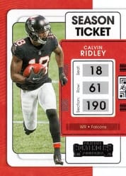 2021 Panini Contenders Base Set Calvin Ridley #5 card
