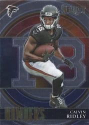 2021 Panini Select Select Numbers Calvin Ridley #SN-23 card