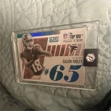 2022 Score Top 100 Calvin Ridley #T65 card