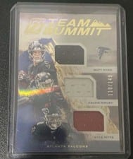 2021 Zenith Team Summit Calvin Ridley / Kyle Pitts / Matt Ryan #TS-AF card