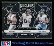 2024 Panini Obsidian Nucleus Calvin Ridley/Tyjae Spears/Will Levis #17 card
