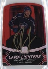 2020 Upper Deck The Cup Lamp Lighters Autographs Calvin Thurkauf #LL-CT card