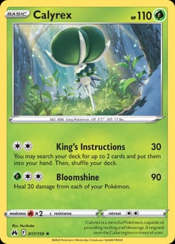 Crown Zenith Calyrex #17 card