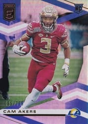 2020 Donruss Elite Base Set Cam Akers #129 card
