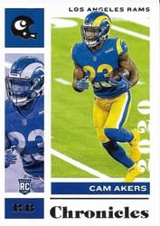 2020 Panini Chronicles Base Set Cam Akers #56 card