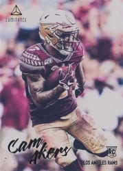 2020 Panini Luminance Base Set Cam Akers #146 card