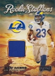 2020 Panini Playoff Rookie Stallions Cam Akers #RS-25 card
