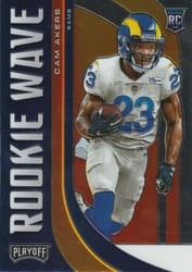 2020 Panini Playoff Rookie Wave Cam Akers #RW-21 card