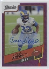 2021 Panini Classics Premium Edition Significant Signatures Cam Akers #80 card