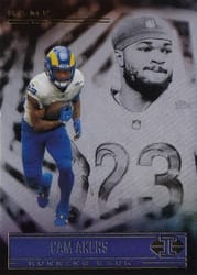 2021 Panini Illusions Base Set Cam Akers #17 card