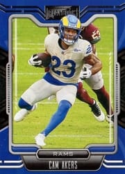 2021 Panini Playbook Base Set Cam Akers #43 card