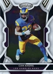 2022 Panini Certified Base Set Cam Akers #54 card
