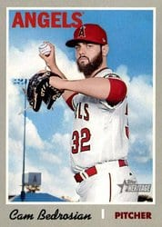 2019 Topps Heritage Base Set Cam Bedrosian #277 card