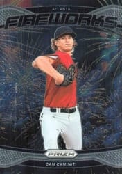 2025 Panini Prizm Fireworks Cam Caminiti #24 card