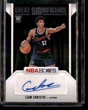 2024-25 Hoops Great SIGnificance Cam Christie #GS-CCC card