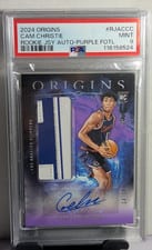 2024-25 Panini Origins Rookie Jersey Auto Set Cam Christie #RJA-CCC card