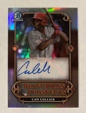 2023 Bowman Draft Draft Picks & Prospects Autographs Cam Collier #DPPA-CC card
